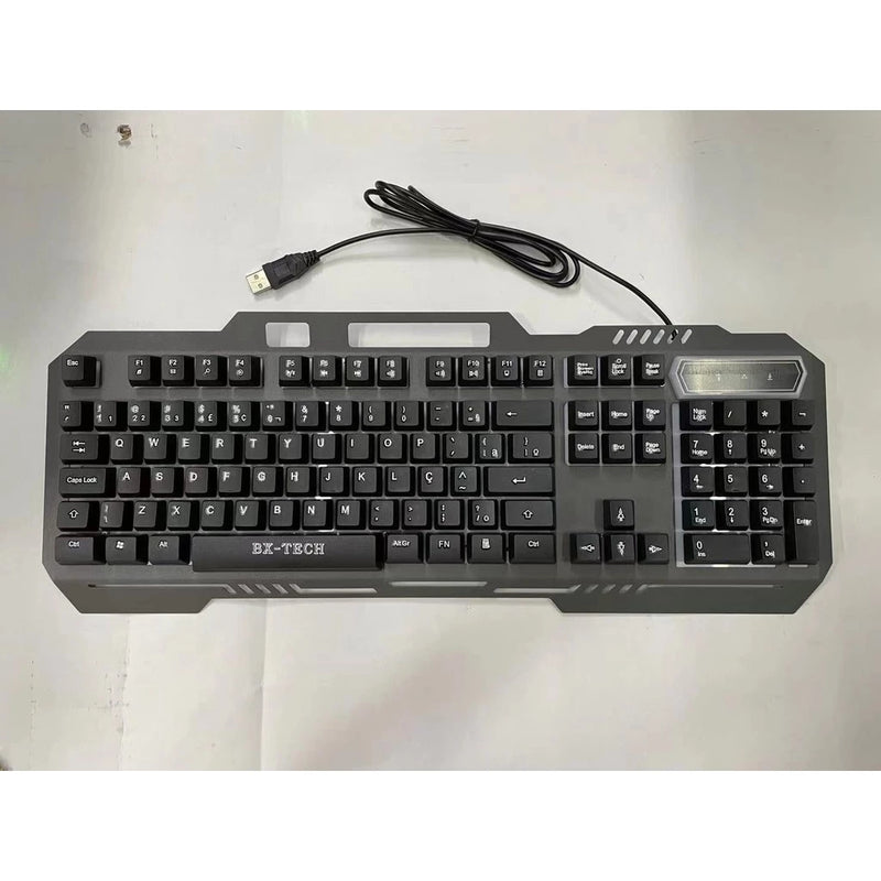 Teclado Gamer Semi Mecanico Bx Tech Bx1979 Com Fio Teclado - Pacheco Express - Últimas Unidades 🔥