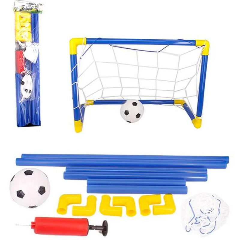 Mini Trave com Rede + Bola + Bomba de Encher / 01un Trave Golzinho Futebol Infantil