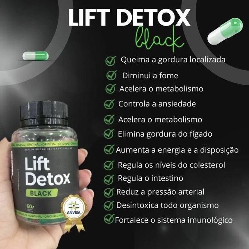 Lift Detox Black: Desintoxicação Natural e Perda de Peso Eficiente