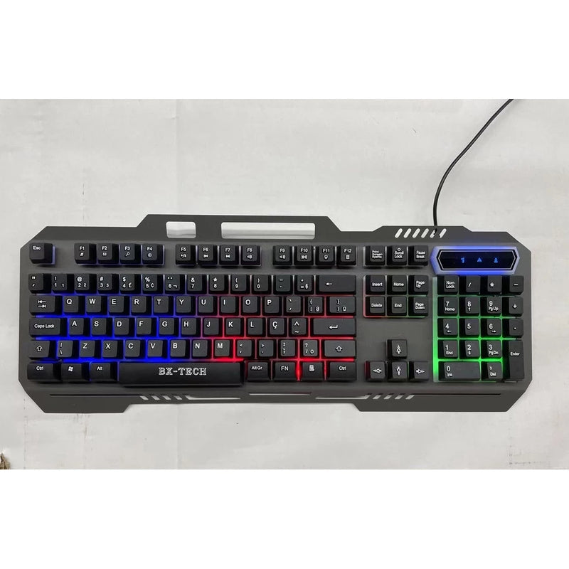 Teclado Gamer Semi Mecanico Bx Tech Bx1979 Com Fio Teclado - Pacheco Express - Últimas Unidades 🔥