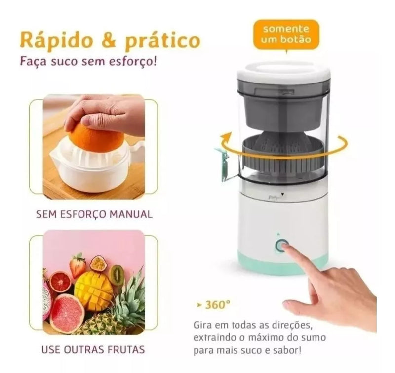 Espremedor De Frutas PachecoExpress™ - Espremedor Sem Fio Portátil