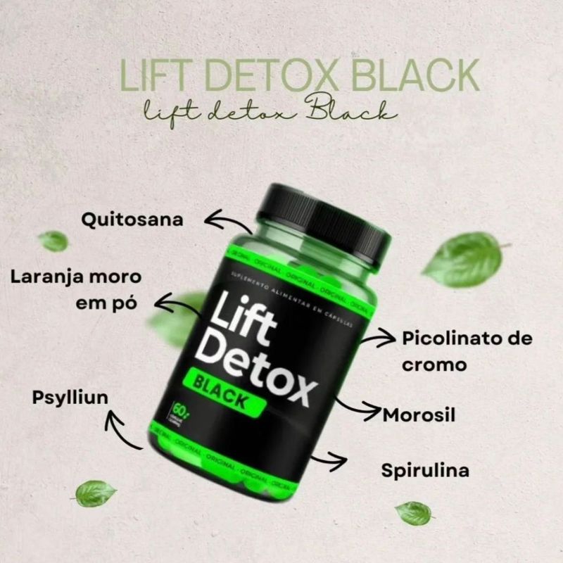 Lift Detox Black: Desintoxicação Natural e Perda de Peso Eficiente