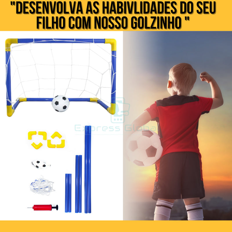 Mini Trave com Rede + Bola + Bomba de Encher / 01un Trave Golzinho Futebol Infantil