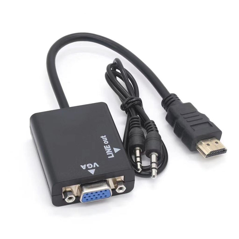 Cabo Adaptador Conversor Hdmi Para Vga Com Saída P2 De Áudio