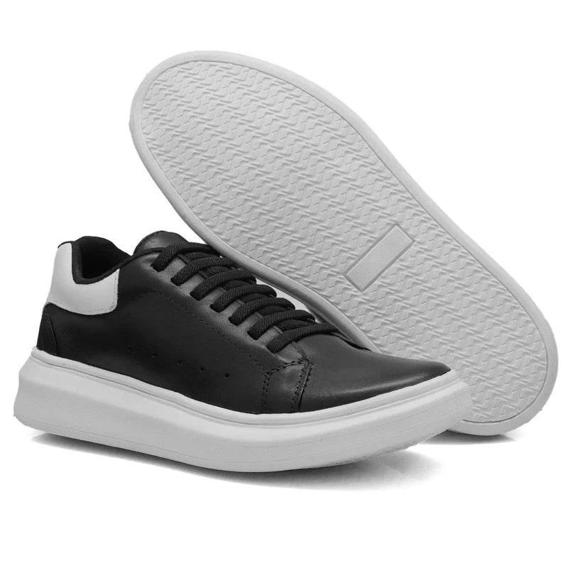 Sapatenis Casual Sola Alta Sneaker Conforto e Estilo