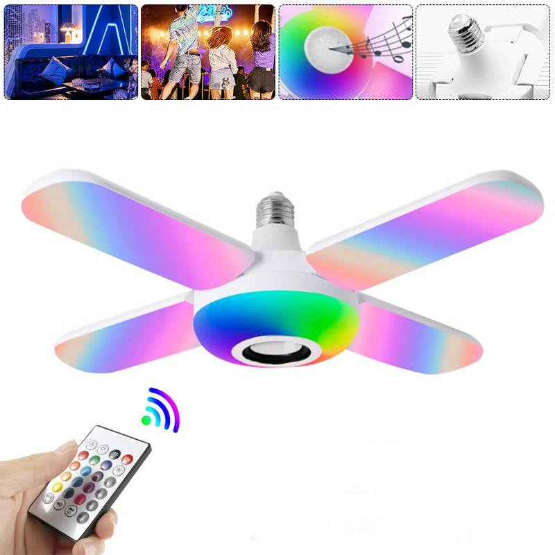 Lâmpada Led (RGB) Musical c/ Bluetooth  - Pacheco Express - Últimas Unidades 🔥