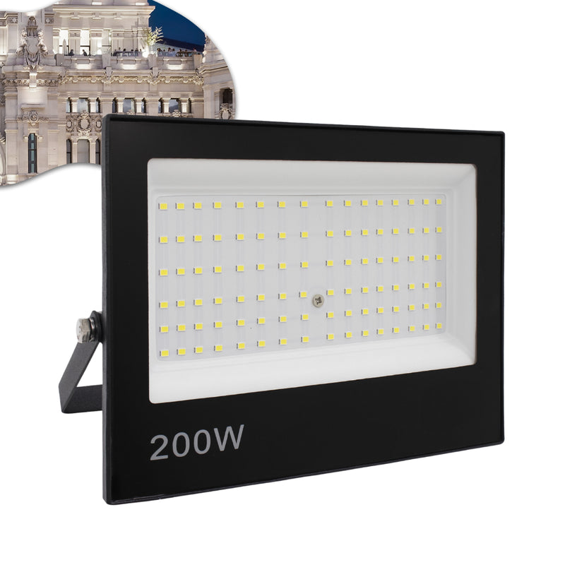 Refletor Led 200w Ip66 Bivolt - Prova D'água