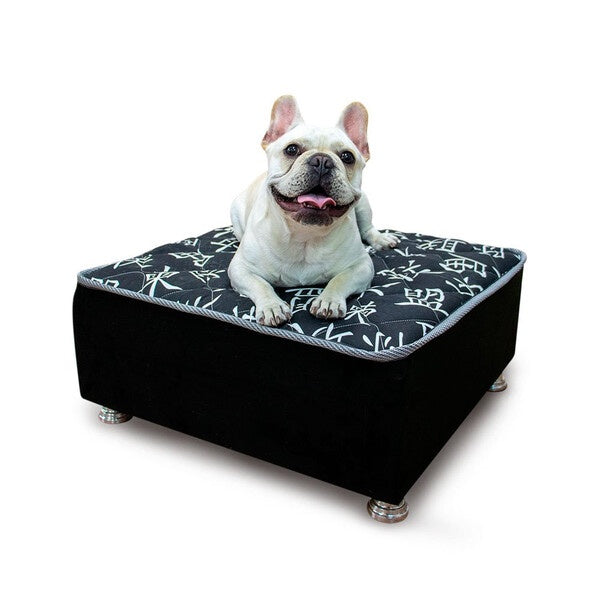 Cama Box Pet Sleep Black Cães E Gatos 50x50x20