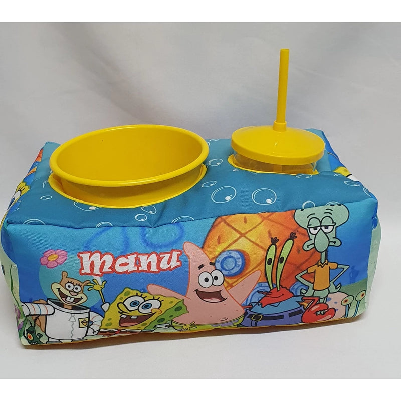 Kit Almofada Pipoca Bob Esponja